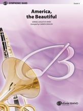 America the Beautiful Concert Band sheet music cover